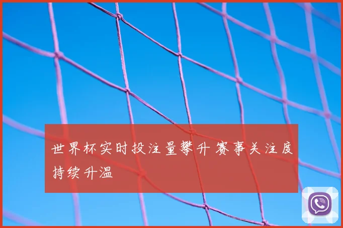 世界杯实时投注量攀升 赛事关注度持续升温