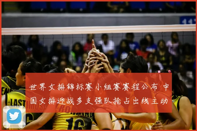 世界女排锦标赛小组赛赛程公布 中国女排迎战多支强队抢占出线主动权